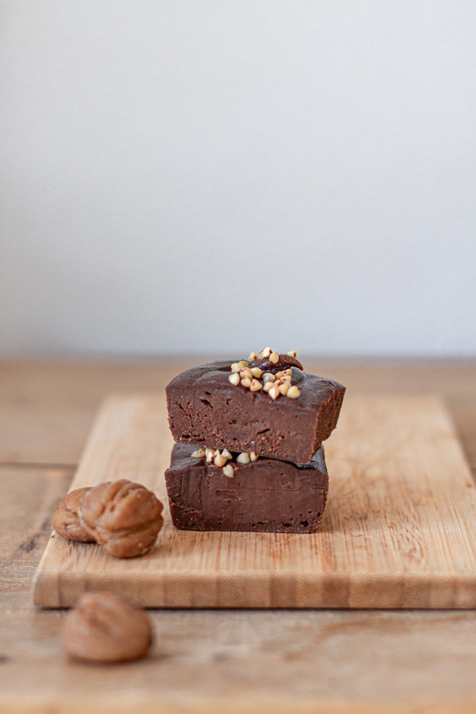 Fondant Kastanje-chocolade ONTDOOID