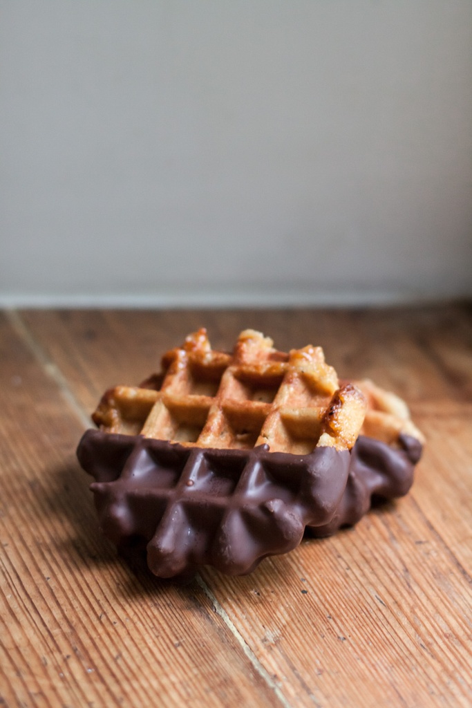 Gaufre de Liège au chocolat