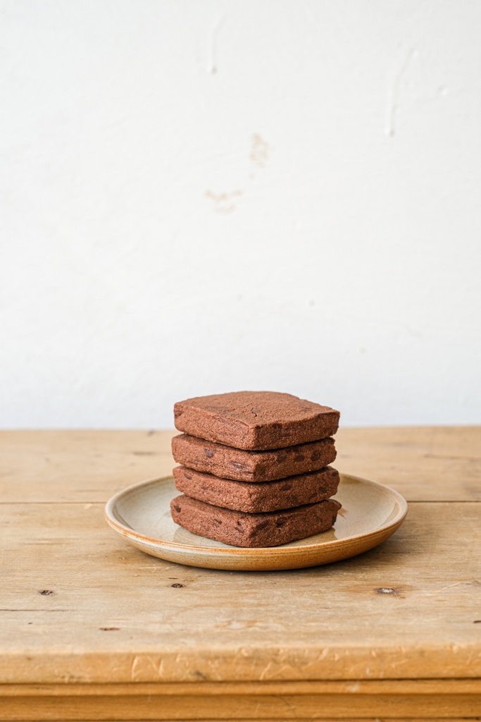 Zandkoek met ghee Met chocolade