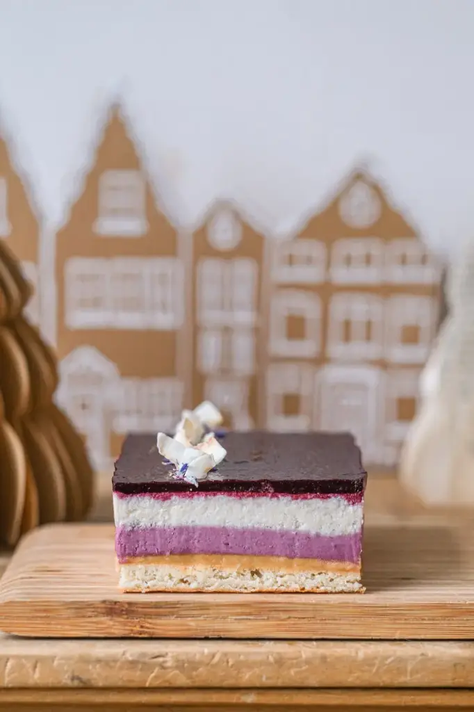 Bûche fruits rouges & coco (2 personnes)