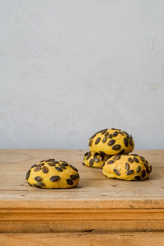 Currybroodjes & kikkererwt  (per 4)