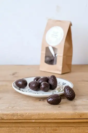 Crispy speculoos DARK CHOCOLATE eggs (80g)